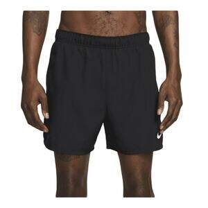 NIKE Men's Challenger Brief-Lined 5" Running Shorts Black Size Medium DV9363